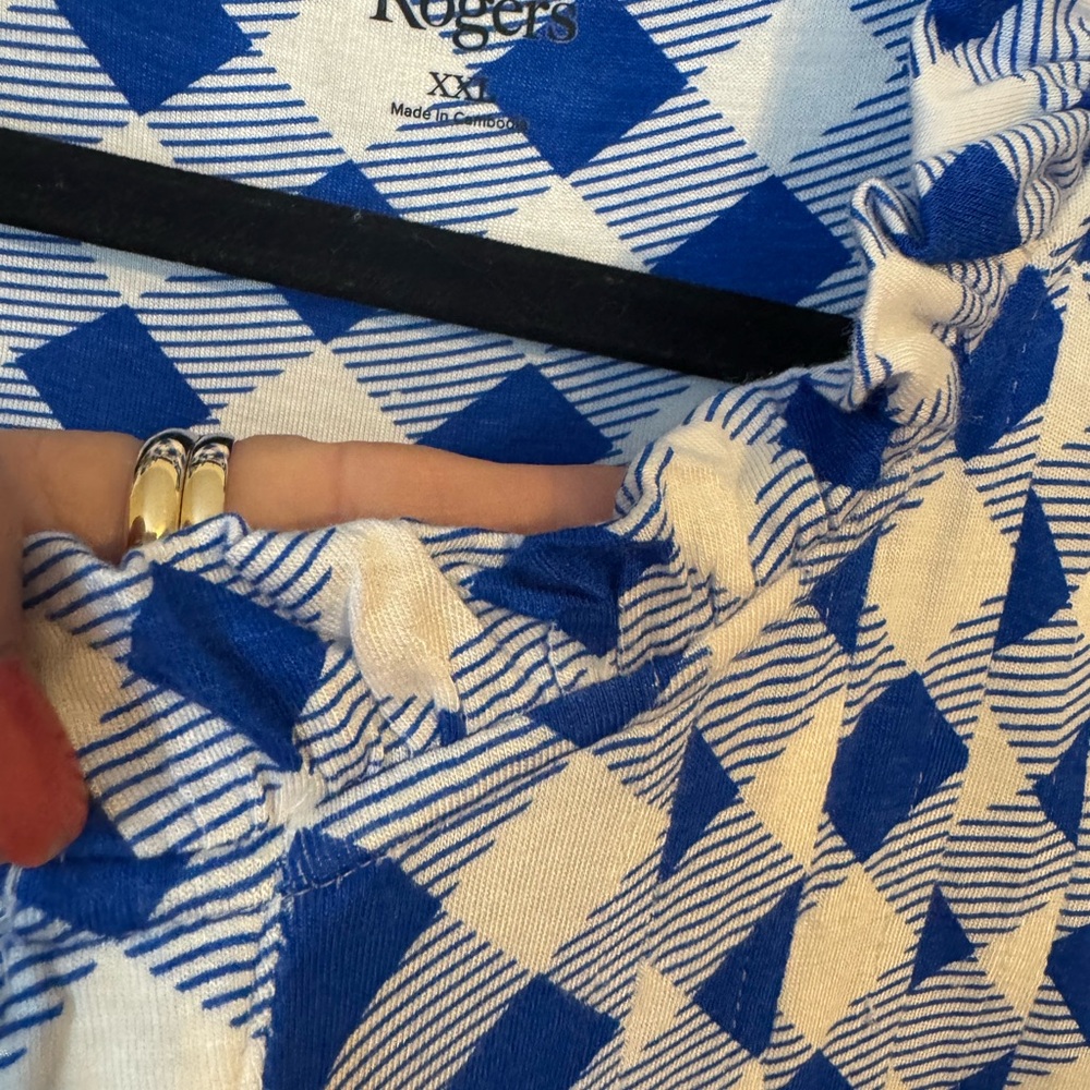 NWT  KIM ROGERS  SUMMER TOP   2X PLUS     #CL4 - Picture 7 of 10